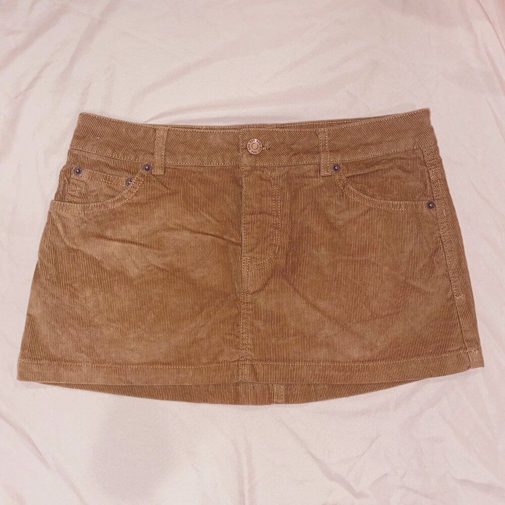 Urban Outfitters Skirt Mini Corduroy Brown Size Small